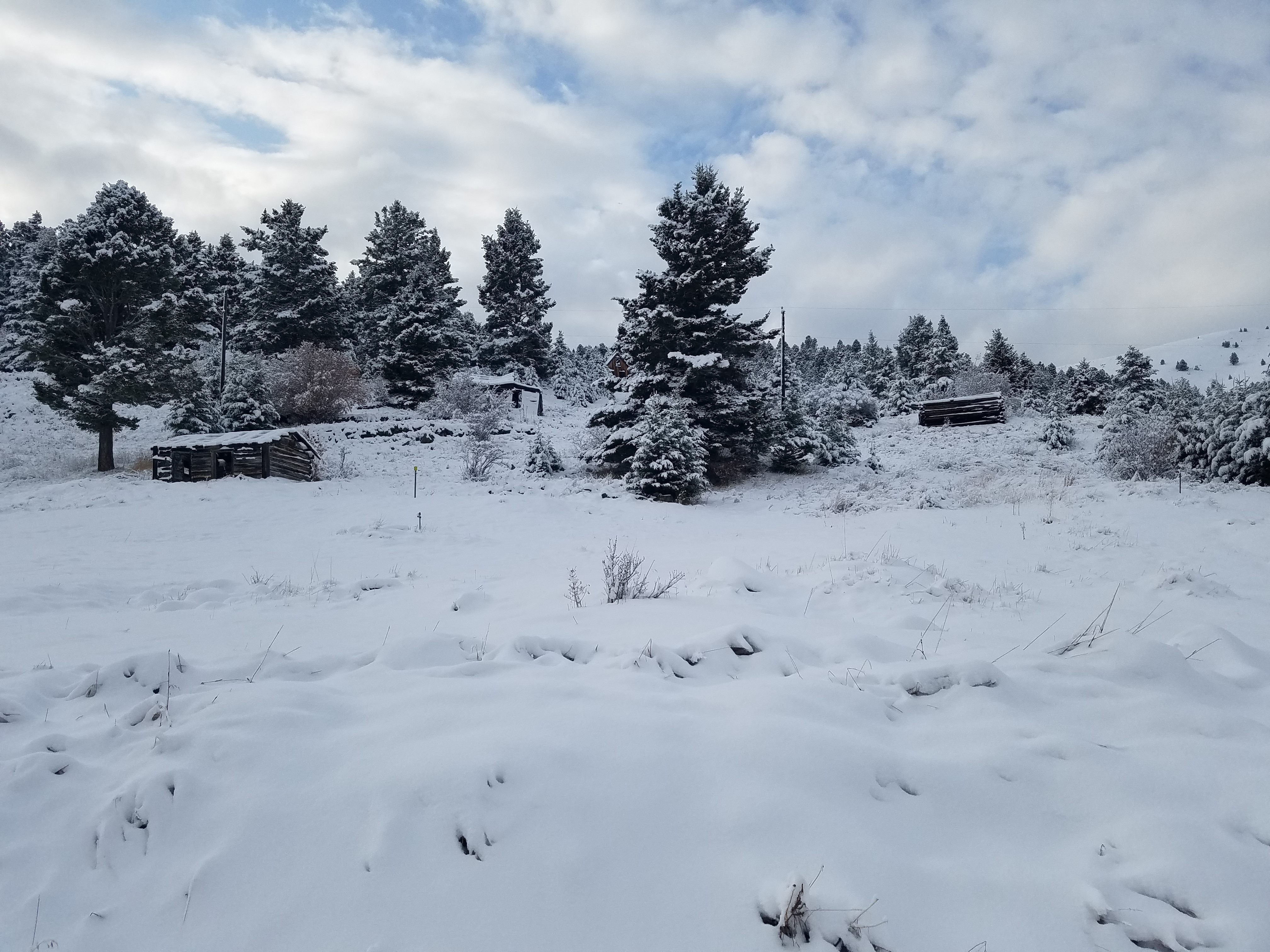 snowy mountains